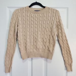 American Apparel Cable Knit Sweater